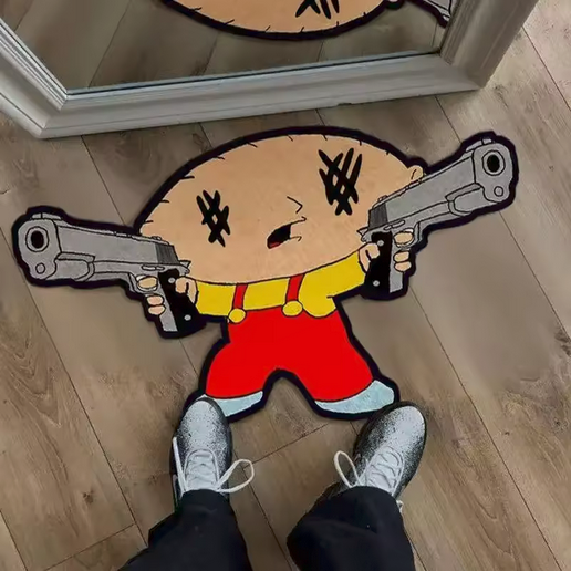 Stewie Cartoon Rug