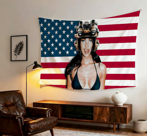 Megan Fox American Flag