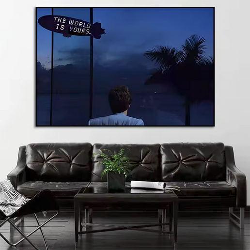 The World Is Yours Poster Dark